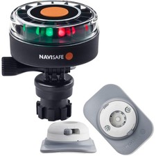 Navisafe Navilight 2NM Tricolor w/Navimount Base/RIB Mount White 340KIT4 Marine