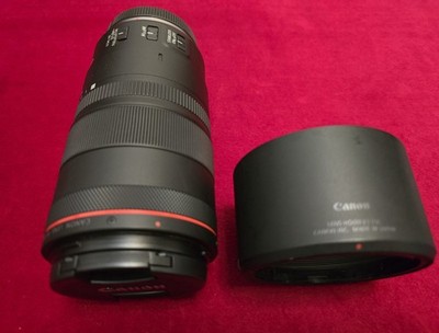 Canon RF 100mm f/2.8 L MACRO IS USM Telephoto Lens EOS R f2.8 W/ Hood