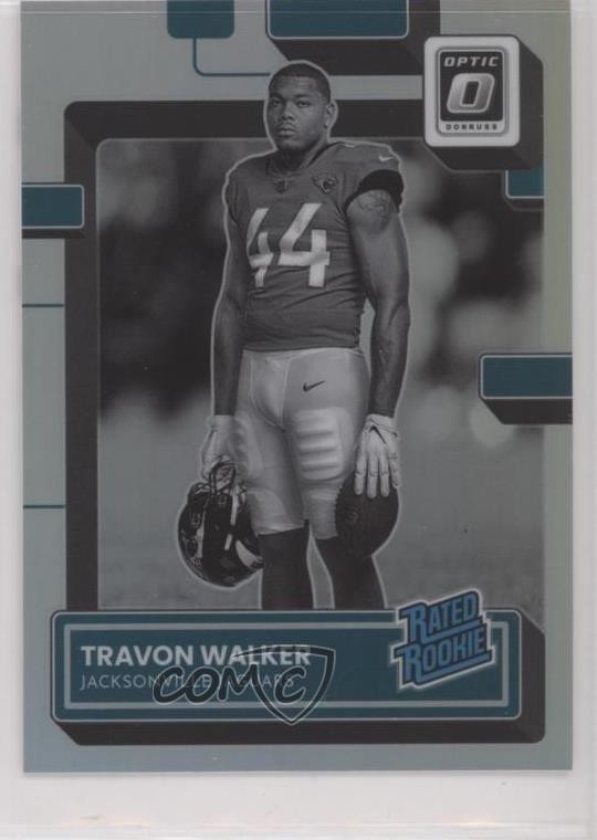 2022 Donruss Optic Rated Holo Prizm Variation Travon Walker #225 Rookie RC 10nl