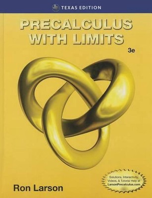Precalculus with Limits, Texas Edition by Charles Larson (Englisch) Hardcover Boo