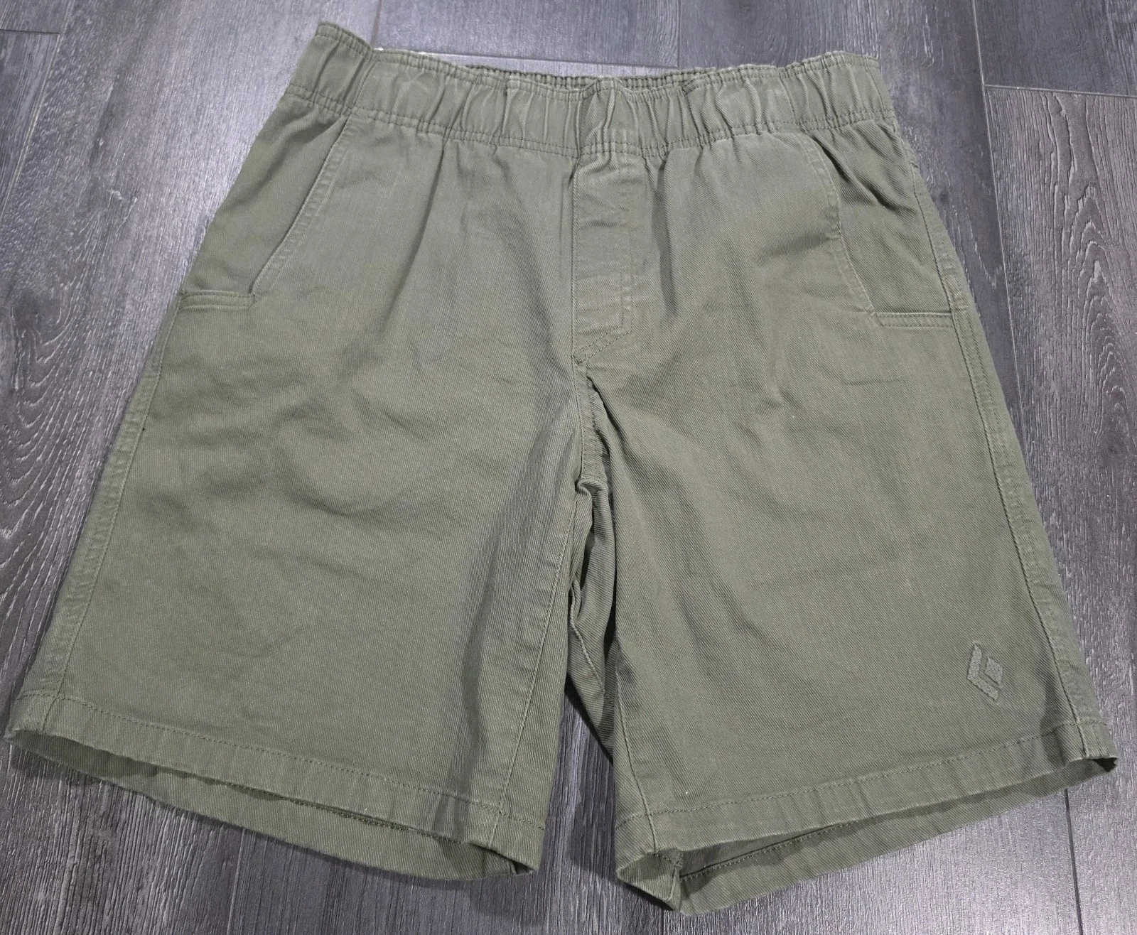 Black Diamond Dirtbag Hiking Shorts Men M Olive Green Climbing Stretch Twill