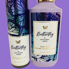 Bath  Body Works Butterfly Fine Fragrance Mist  Body Set Two