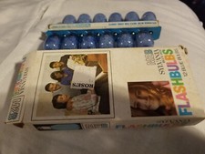 Vintage M3 Sylvania Blue Dot Flashbulbs 12 Blue Bulbs NOS