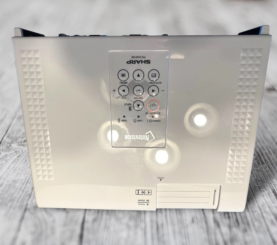 Sharp PG-D3010X DLP 3D Ready Projector XGA Conference Room Projector 3000 Lumens - Image 4 of 4