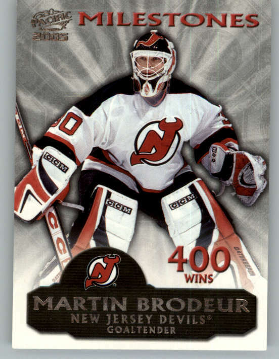 2004-05 Pacific Milestones #2 Martin Brodeur (ref 157059)