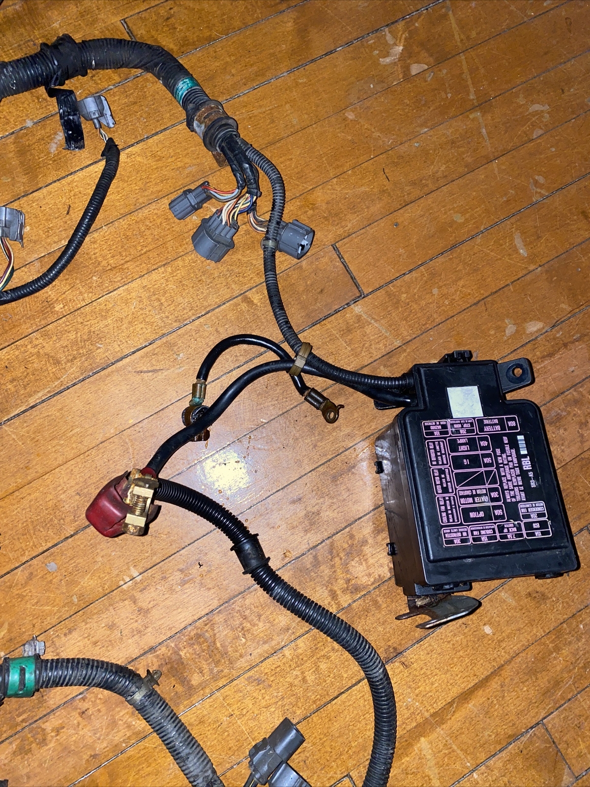 UNCUT 9295 Honda Civic D15b7 A/T Engine Wiring Harness 9397 Del Sol W