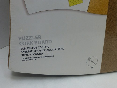 Umbra Puzzler Cork Board NEW - Picture 7 of 11