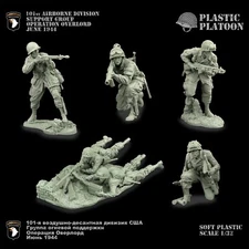 Plastic Platoon US Paratroopers Operation Overlord Scale 1:32