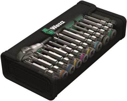 Wera 8100 SA 6 Zyklop Speed Ratchet Set 1/4" Drive Metric 05004016001 - Picture 2 of 11