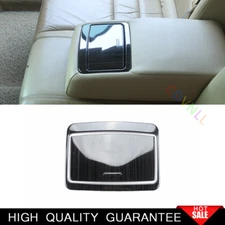 For Honda Accord 8th 2008-2013 Black Titanium Rear Water Cup Panel Cover Trim 2*