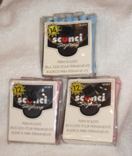 NEW 38 Scunci perm rollers 2 sets of 12 Pink 18138-T  1 set of 14 Blue 18137-T