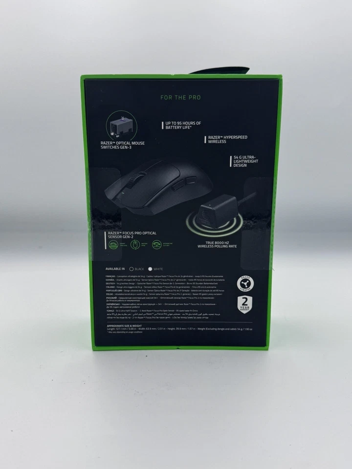Razer Viper V3 Pro Wireless Optical Gaming Mouse - Black - Image 2 of 3