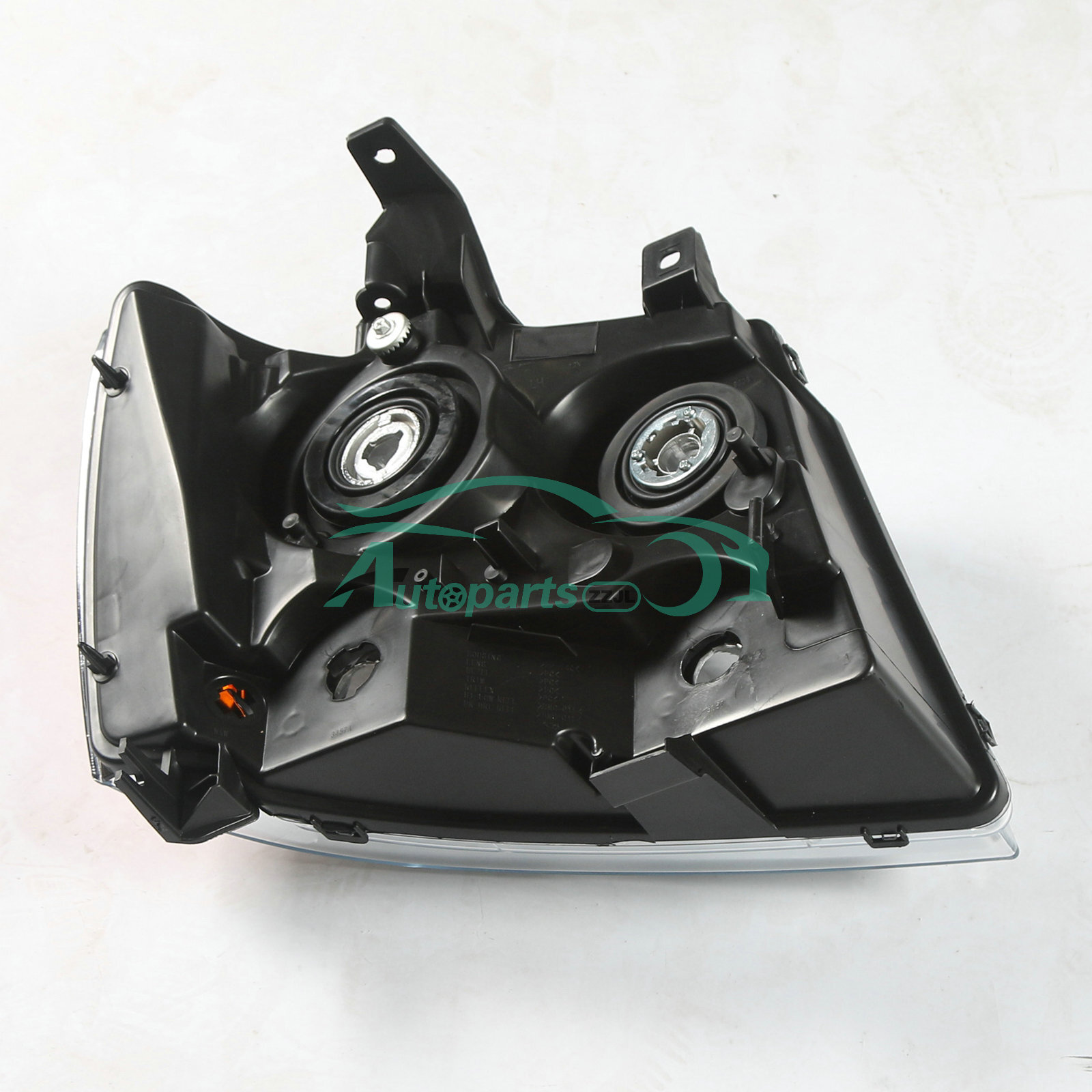 Headlights For 20072014 Chevy Avalanche Suburban Tahoe Chrome Amber