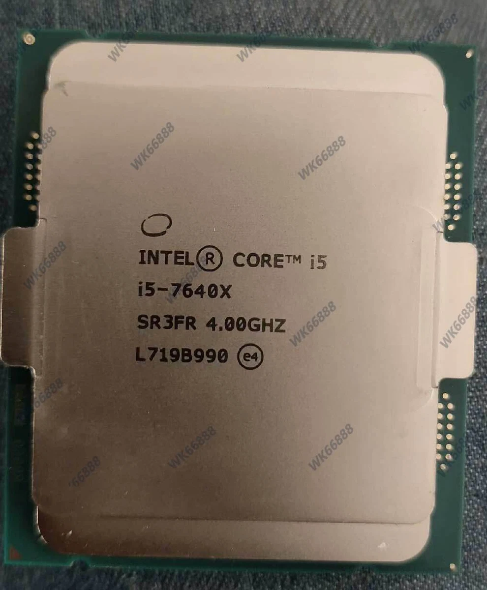 Intel Core i5-7640X Processor Model Single Core Processors 4 for