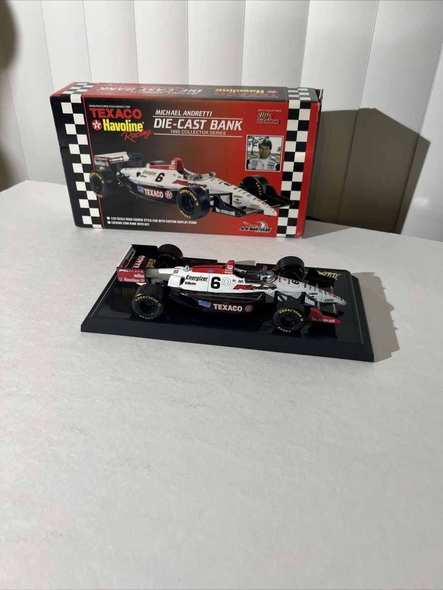 Racing Champions Michael Andretti Die Cast Bank 1995 Texaco