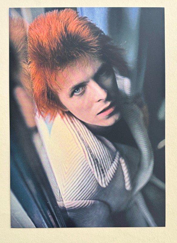 David Bowie Mick Rock Mojo Mag Photo Promo Card 8.5x11.5