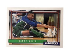 Excellent: Vintage 1992-93 topps Randy White Dallas Mavericks Trading Card