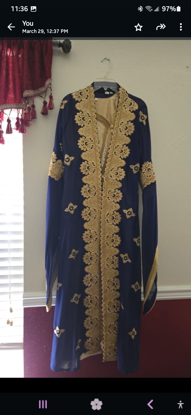 Palestinian Traditional Middle Eastern Women Dres… - image 3