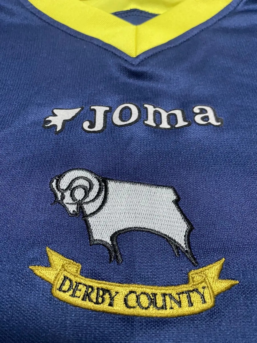 ウェア Joma Derby County shirt Joma Derby County 2006/2007 Away Football Shirt Blue Yellow | eBay