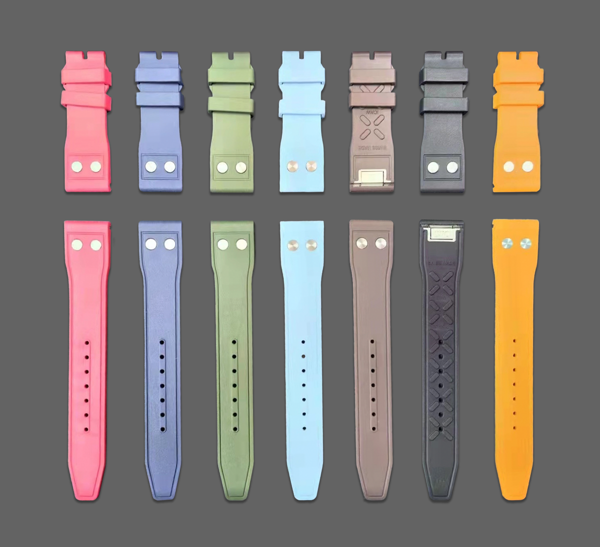 GENUINE IWC BIG PILOT PORTUGAL EasX-CHANGE Watch Rubber Strap 21mm