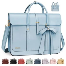 PU Leather Laptop Tote Bag 13.3 14 15 16 inch M4 M3 for Women Messenger Handbag
