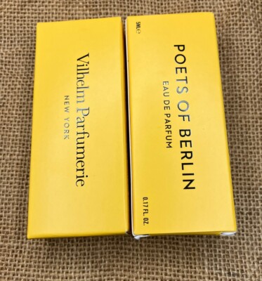 Poets Of Berlin Vilhelm Parfumerie New York Unisex, 2 Travel Sizes