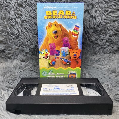 Bear In The Big Blue House Tidy Time With Bear VHS Tape 2002 Jim