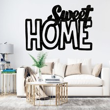 Sweet Home Cut out, Wood plaque sign,wood Craft,Craft supply, home decor