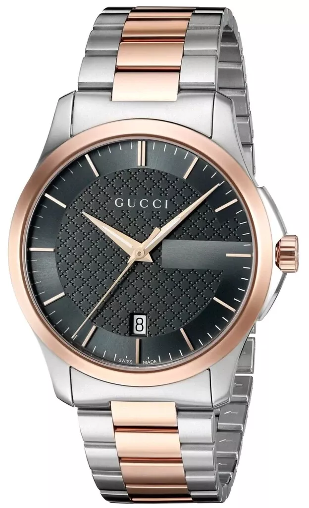 Montre homme Gucci G Timeless YA126446 cadran gris quartz prix de détail