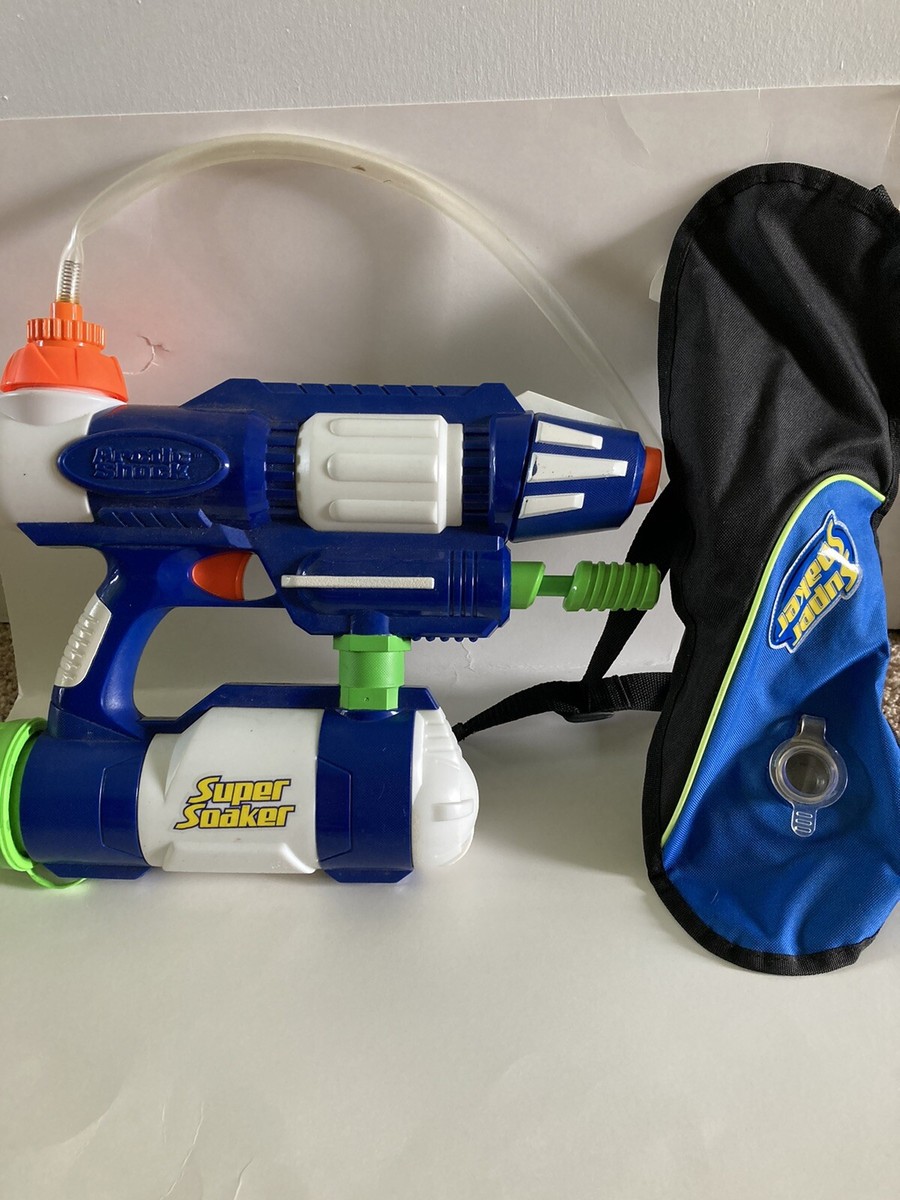 Super Soaker Arctic Shock Water Gun 2004 Hasbro With Extra Water Bag eBay