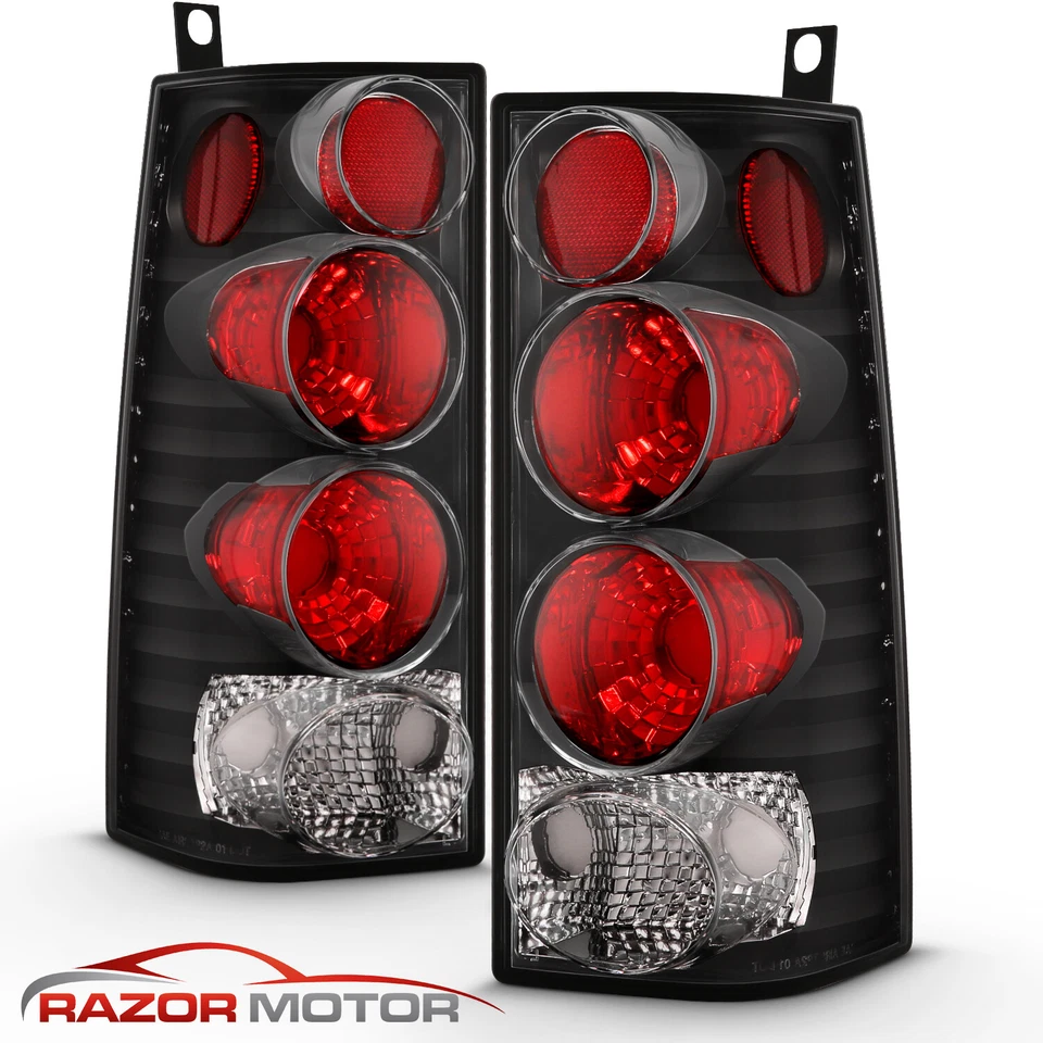 Par de luces traseras negras 1996-2002 para GMC Savana/Chevrolet Express 1500 2500 3500 Foto 2 de 4