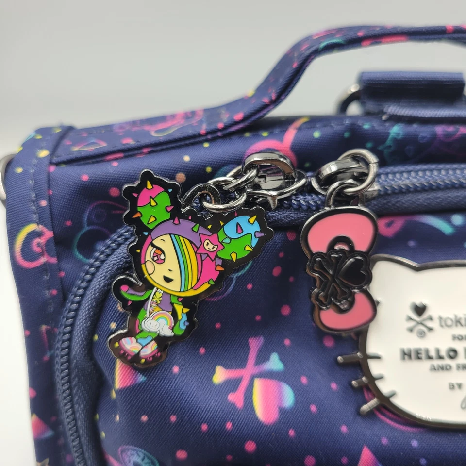 NUEVO Tokidoki JuJuBe Hello Kitty Confeti Exclusivo Mini BFF Bolso Escolar Mochila Foto 4 de 4