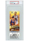 Stephen Curry Autographed 2014 Playoffs Round 1 Game 3 Ticket PSA 6 PSA/DNA 10