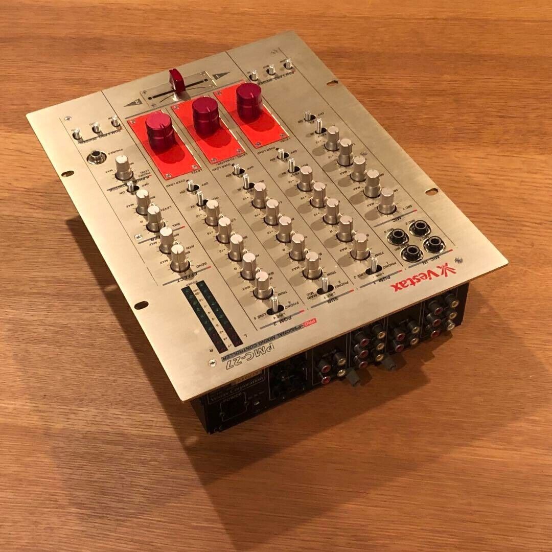 Vestax PMC-27 ジャンク Vestax PMC-27 Rotary Mixer Upcycled Custom Vintage DJ Audio