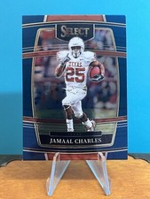 Jamaal Charles #75 2022 Panini Select Draft Picks Blue Retail Longhorns Chiefs