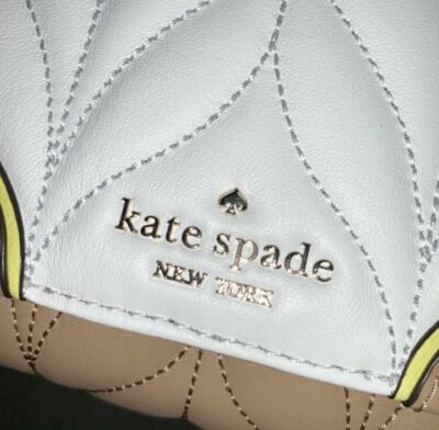 Kate Spade Briar Lane Quilted White/Dove Multi Colorblock