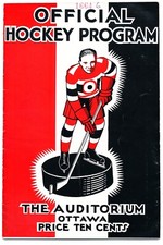 12/17/1932 NY Rangers at Ottawa Senators NHL Program - Rangers Win Stanley Cup