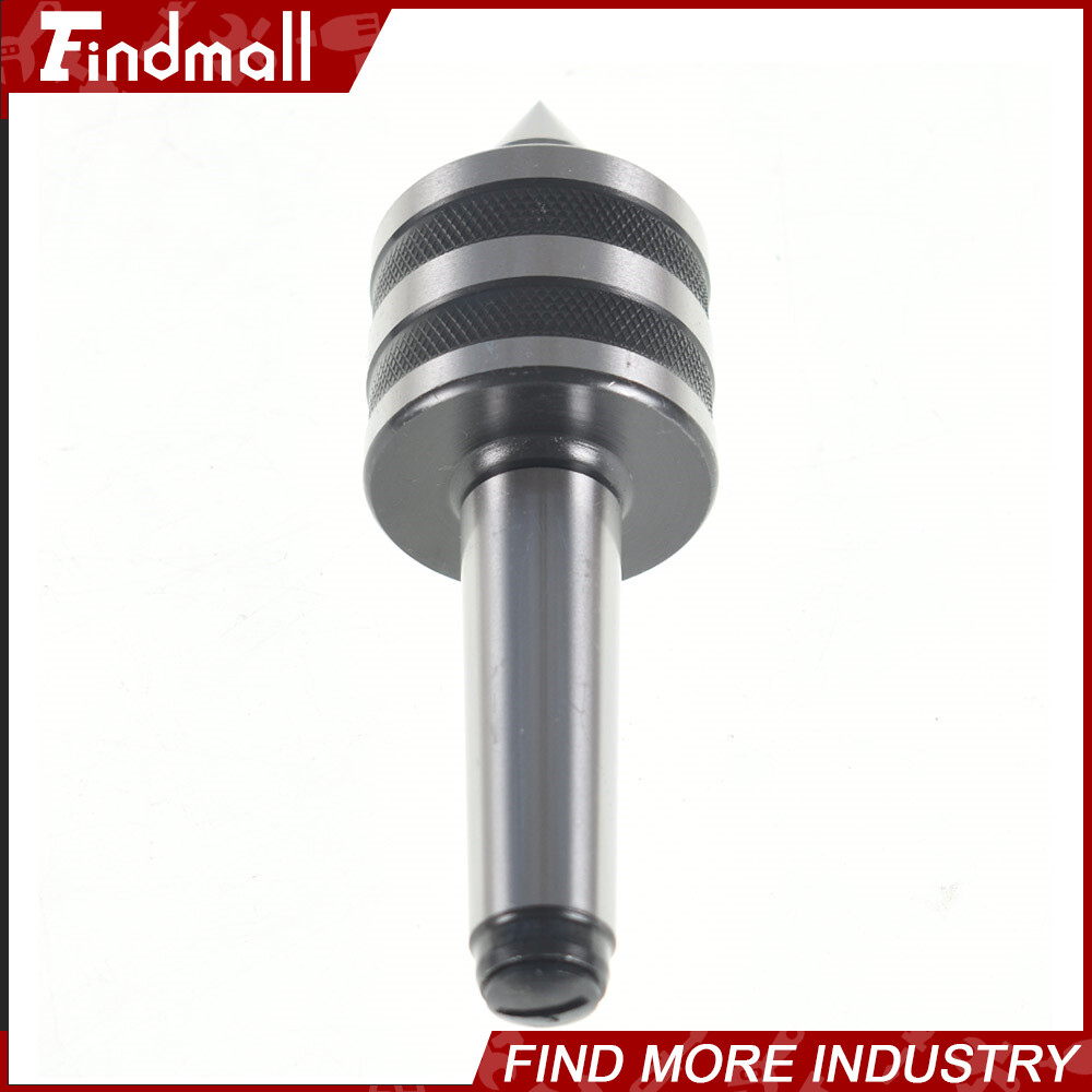 MT3 Live Center Morse Taper 3MT Triple Bearing Lathe Shaft For CNC