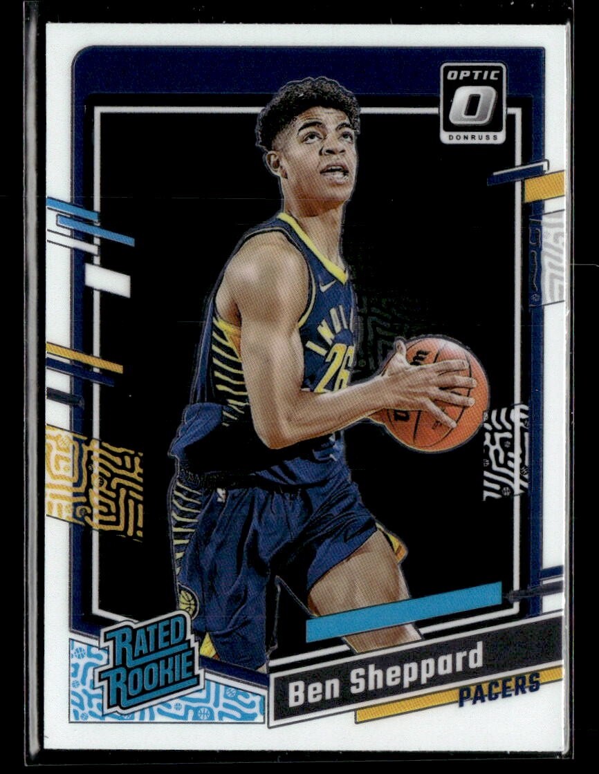 2023 Panini Donruss Optic Ben Sheppard #221 Base Rated Rookie RC RR Pacers