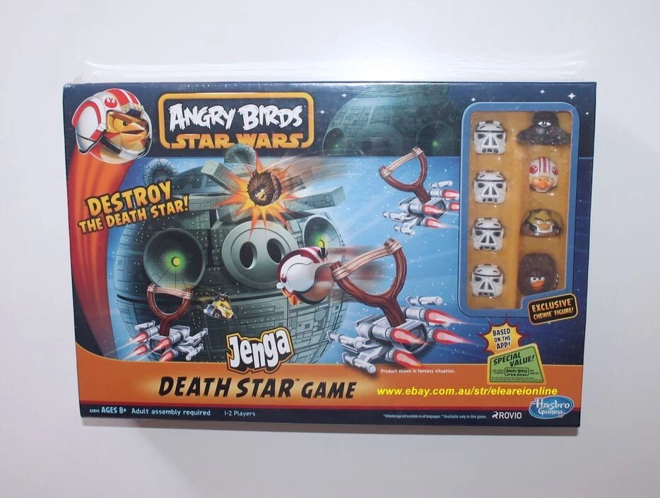 Angry Birds Star Wars Jenga Death Star Game 2012 Board Game Hasbro NEW SEALED - Image 4 of 4