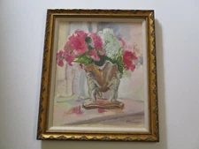 JULES RAUSCHERT PAINTING IMPORTANT AMERICAN MASTER IMPRESSIONIST STILL LIFE RARE