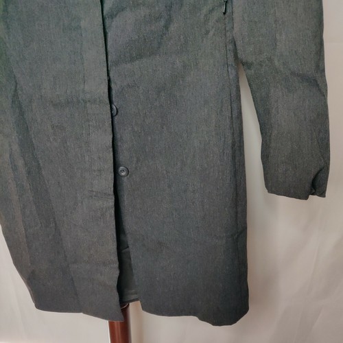 Express women's size 9/10 lined suit coat jacket black button up long sleeves - Picture 5 of 9