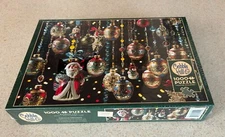 CHRISTMAS ORNAMENTS (Cobble Hill) -- 1000 Piece Jigsaw Puzzle -- SEALED Poster