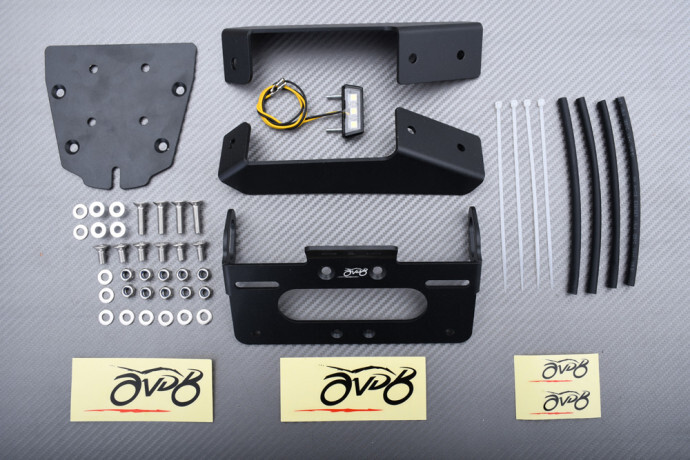 Support de plaque Honda NC 750 S réglable et résistant aux vibrations