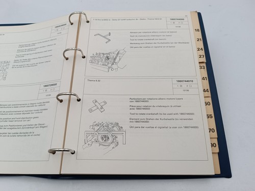 Manuale officina Lancia catalogo attrezzature Thema Ferrari e V6 Y10 GT Y10 4WD. - Foto 10 di 24