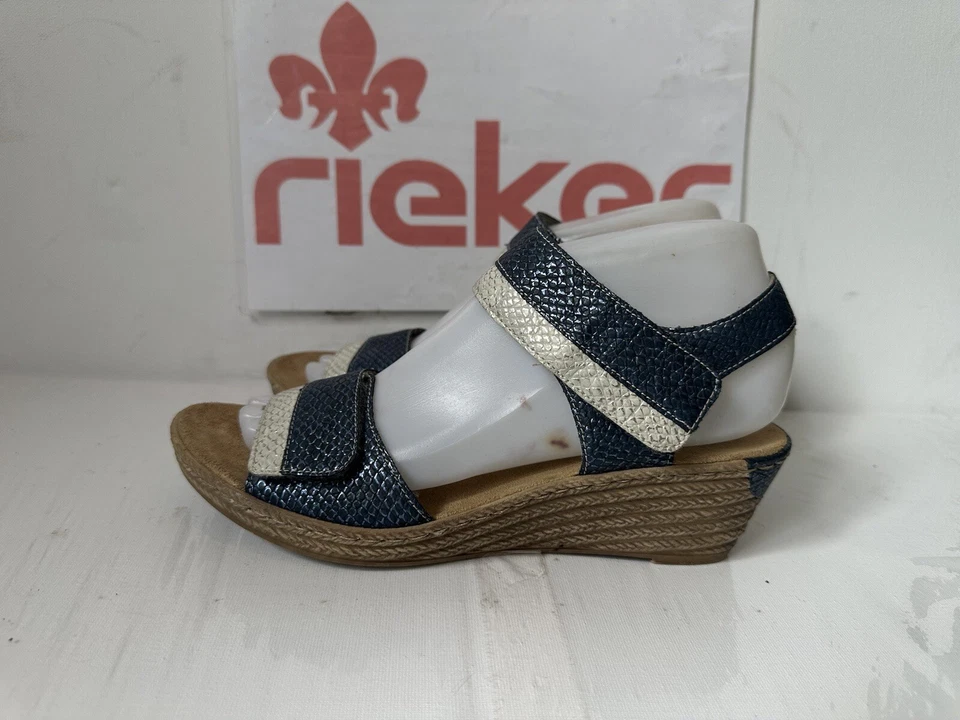 Rieker Wedges Leather Sandals Size UK 5 EU 38 ,... - image 4 of 4
