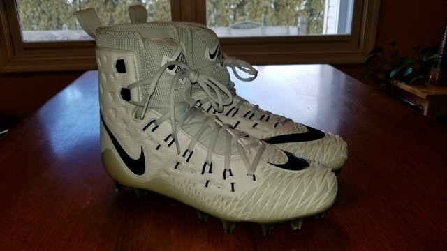Nike Force Savage Elite TD Football Cleats White/Black SIZE 12 | eBay