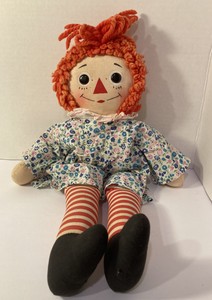 muñeca de trapo raggedy ann