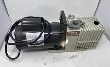 Varian SD-90 Dual Stage Rotary Vane Vacuum Pump w/ 1/2 HP 1725/1425 RPM Motor