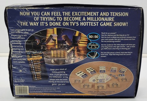 *E) Qui veut être millionnaire (jeu de société, 2000 Pressman Toy Corporation) - Photo 8/14